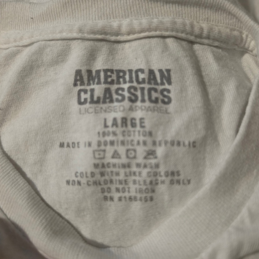 American Classics Scarface Tony Montana Graphic T-Shirt Mens Large White Cotton - Picture 4 of 7